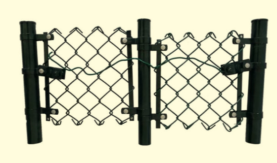 Las muestras libres 40x40m m Diamond Chain Link Fence Steel y Pvc cubrieron