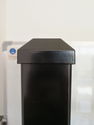 Panel de valla de acero forjado de acero forjado de PVC revestido y galvanizado fácilmente ensamblado para piscina personalizada