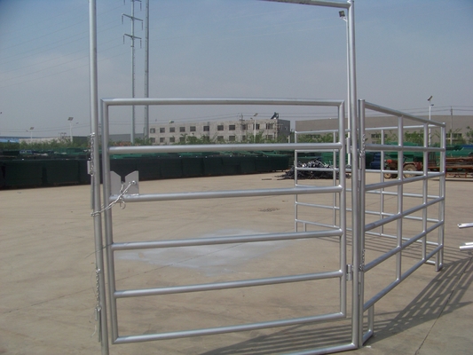 El corral soldado con autógena del caballo del metal del 10ft de los x 4ft 50x50m m artesona resistente galvanizado
