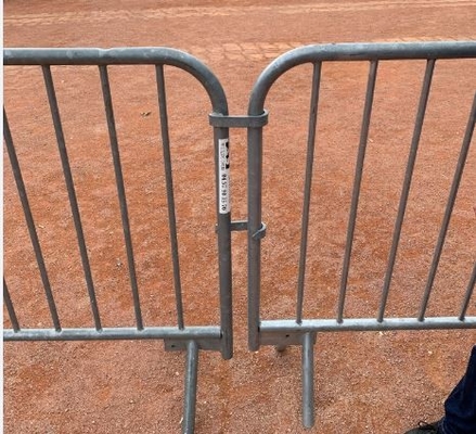 Calor sumergido galvanizado después de soldado estilo francés soporte para bicicletas barricada temporal valla