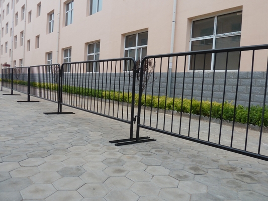 Acero galvanizado de plástico y aluminio barricada de control de multitudes cerca móvil seguridad plegable barrera peatonal evento concierto